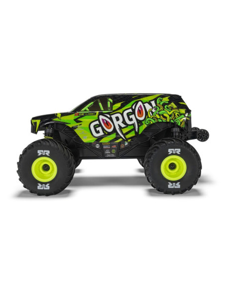 1-16 GORGON GROM 4X4 RTR Brushed Monster Truck (Battery & Charger Included)  Yellow