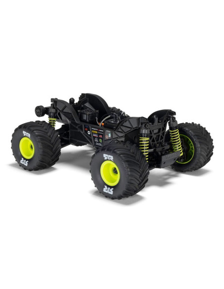 1-16 GORGON GROM 4X4 RTR Brushed Monster Truck (Battery & Charger Included)  Yellow