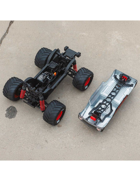1-16 QUAKE GROM 4X4 RTR Brushed Monster Truck (Battery & Charger Included)  Red