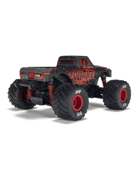 1-16 QUAKE GROM 4X4 RTR Brushed Monster Truck (Battery & Charger Included)  Red