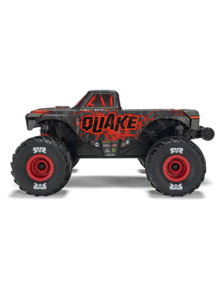 1-16 QUAKE GROM 4X4 RTR Brushed Monster Truck (Battery & Charger Included)  Red