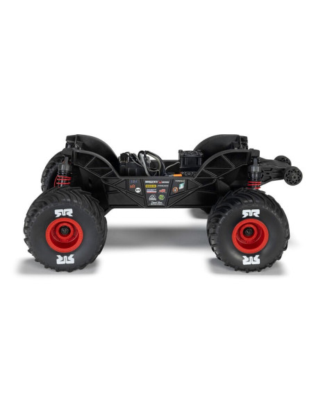 1-16 QUAKE GROM 4X4 RTR Brushed Monster Truck (Battery & Charger Included)  Red