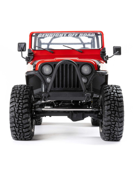 Axial SCX10 III Jeep CJ-7 V2 4WD 1/10 RTR, Rojo