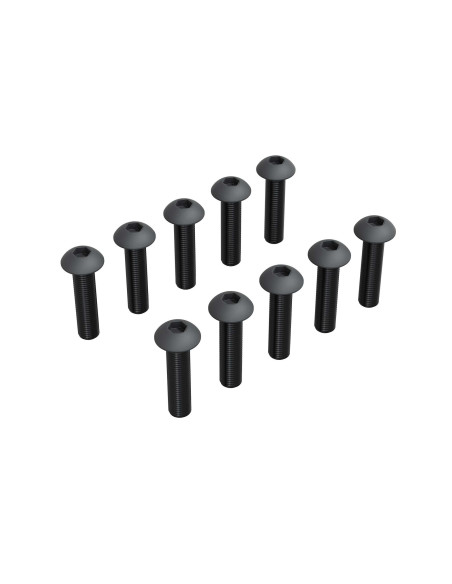 M2.5x12mm Button Head Screw With M3 Head (10)