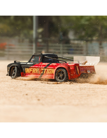 1-8 INFRACTION 223S DSC 4X4 RTR Brushless All-Road Street Bash Truck  Black-Red