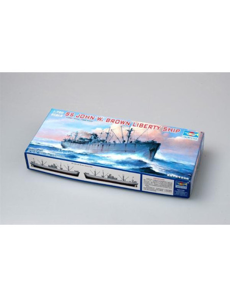 SS John W. Brown Liberty Ship Trumpeter escala 1:700