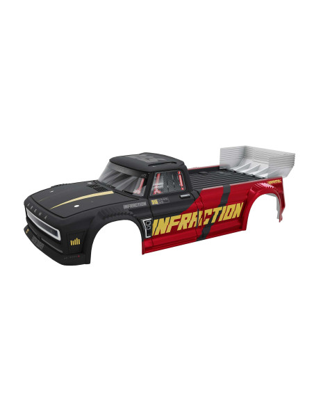 INFRACTION 4X4 All-Road 3S BLX Painted Decaled Trimmed Body  Black-Red
