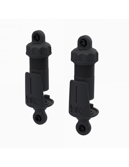 Shock Set Bore: 11mm  Length: 70mm  Piston: 2x1.3mm  Oil: 2000cSt  Black with Bump Stop