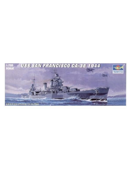 USS San Francisco CA-38 1944 Trumpeter
