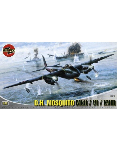 A03019 D.H. Mosquito MKII/VI/VXIII Airfix 1:72