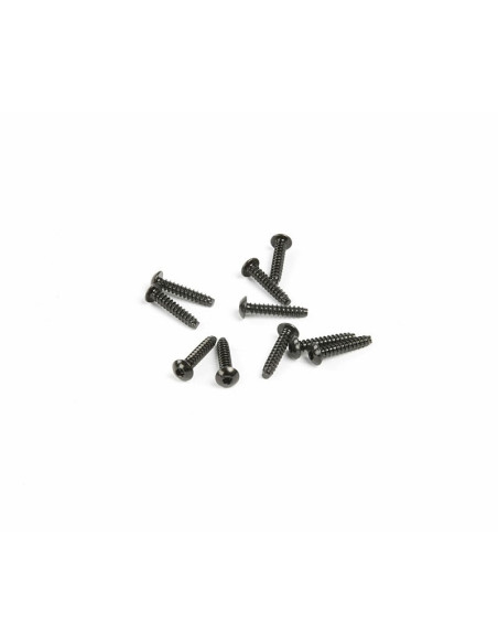 M3x15mm Hex Socket Tapping Button Head (Black) (10pcs)