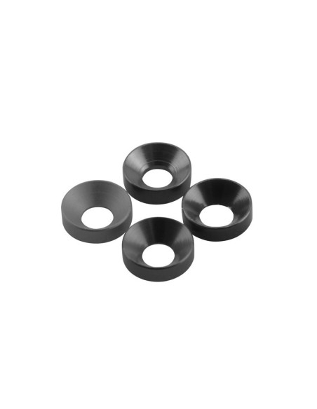 Cone Washer 3x6.9x2mm - Grey (6pcs)