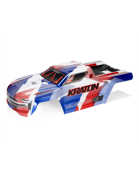 1-8 Painted Body with Decals  Blue-Red: KRATON 6S BLX V6