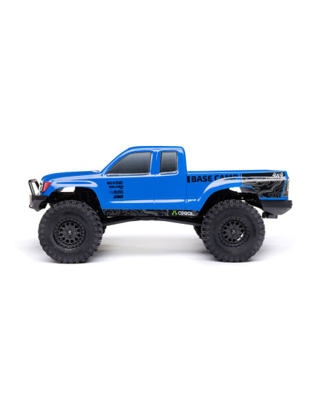 1/24 SCX24 Base Camp 4WD Rock Crawler Brushed RTR with Battery & Charger  Blue