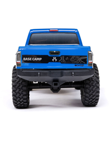 1/24 SCX24 Base Camp 4WD Rock Crawler Brushed RTR with Battery & Charger  Blue