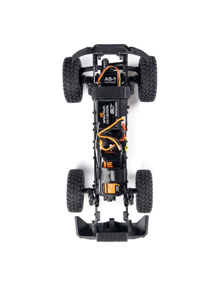 1/24 SCX24 Base Camp 4WD Rock Crawler Brushed RTR with Battery & Charger  Blue