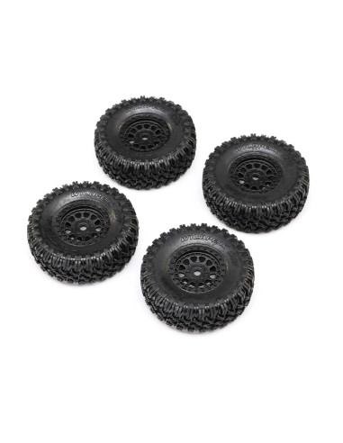 1.0 Black Rhino Primm & Falken M/T Tires (4):...