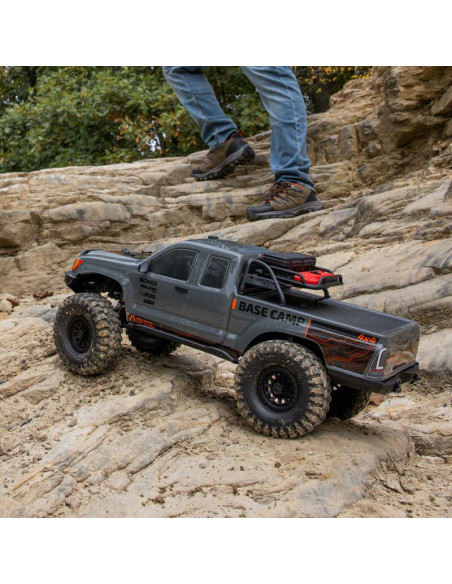 1-10 SCX10 III Base Camp 4X4 Rock Crawler Brushed RTR  Gray