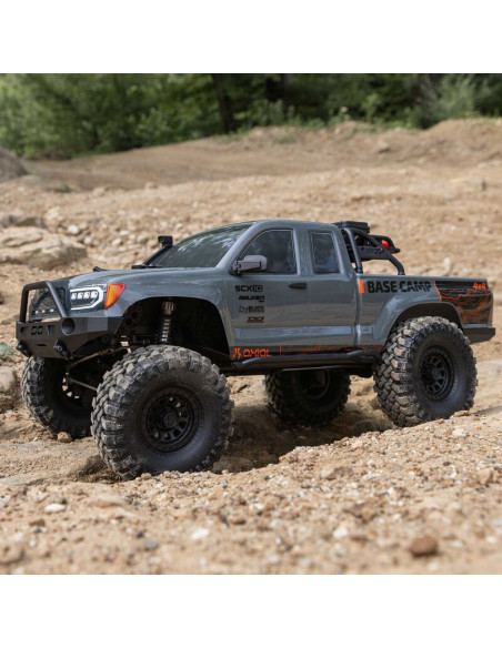 1-10 SCX10 III Base Camp 4X4 Rock Crawler Brushed RTR  Gray