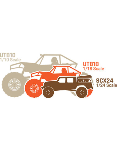 1-18 UTB18 Capra 4WS 4WD Trail Buggy RTR with...