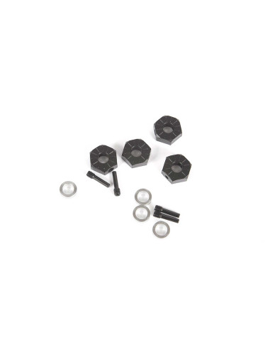 12mm Hex Screw Shaft & Spacer (4): Capra 1.9...