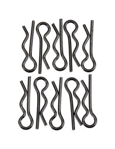 Body Clip 6mm Black (10)