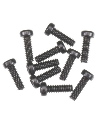 Cap Head M2x6mm Black Oxide (10)