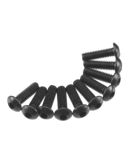 Hex Socket Button Head M3x10mm Black (10)