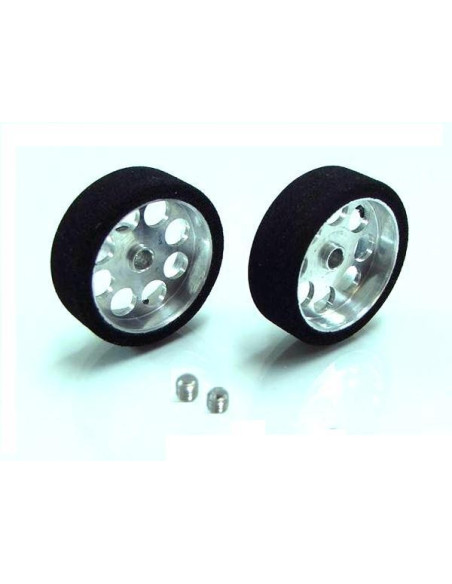 Rueda Espuma 25,5x8mm Ll. 21 aligerada Procomp 2 Scaleauto