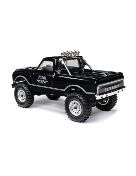 1-24 SCX24 1967 Chevrolet C10 4X4 RTR Brushed Rock Crawler (Battery & Charger Included)  Black