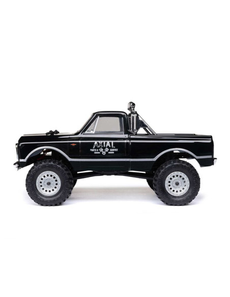 1-24 SCX24 1967 Chevrolet C10 4X4 RTR Brushed Rock Crawler (Battery & Charger Included)  Black