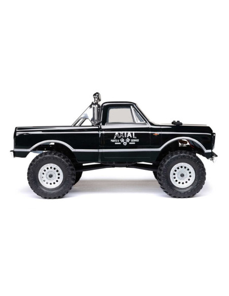1-24 SCX24 1967 Chevrolet C10 4X4 RTR Brushed Rock Crawler (Battery & Charger Included)  Black