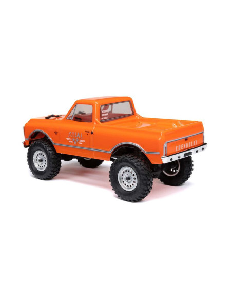 1-24 SCX24 1967 Chevrolet C10 4X4 RTR Brushed Rock Crawler (Battery & Charger Included)  Orange