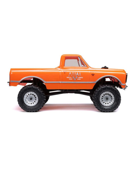 1-24 SCX24 1967 Chevrolet C10 4X4 RTR Brushed Rock Crawler (Battery & Charger Included)  Orange