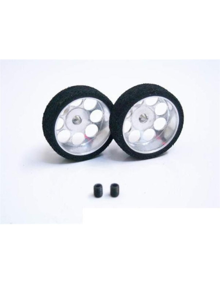 Rueda Espuma 25,5 mmx 8mm Ll 21 Aligerada Hardcomp Scaleauto