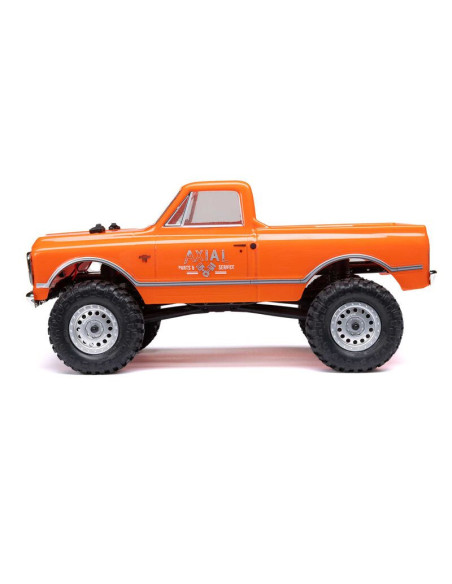 1-24 SCX24 1967 Chevrolet C10 4X4 RTR Brushed Rock Crawler (Battery & Charger Included)  Orange