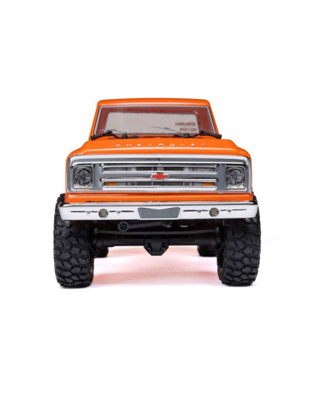 1-24 SCX24 1967 Chevrolet C10 4X4 RTR Brushed Rock Crawler (Battery & Charger Included)  Orange