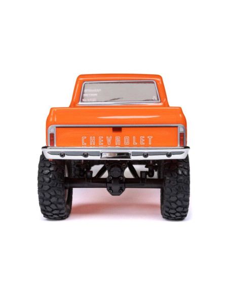 1-24 SCX24 1967 Chevrolet C10 4X4 RTR Brushed Rock Crawler (Battery & Charger Included)  Orange
