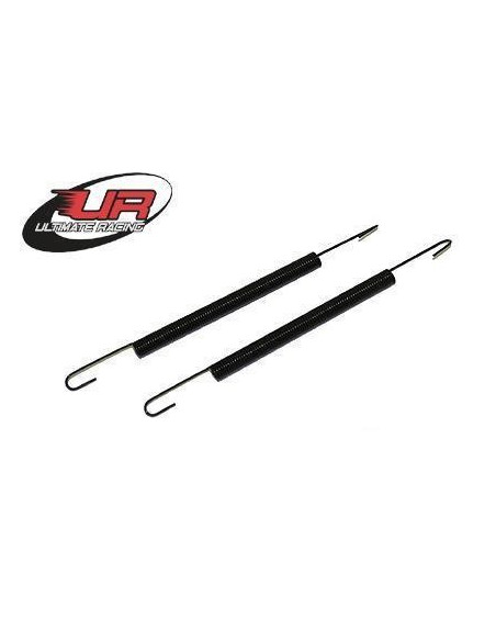 Muelles codo escape 1/10 Ultimate Racing (2u)