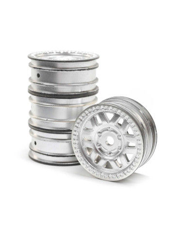1.0 KMC Machete Wheels  Satin (4): SCX24
