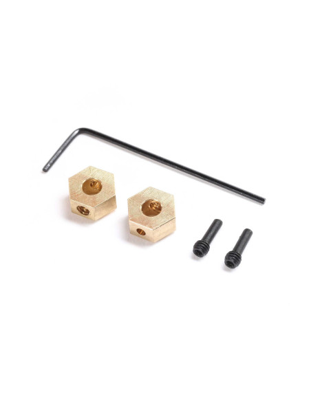 Hex Hub  Brass (2): SCX24  AX24