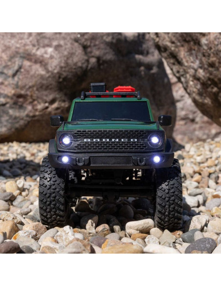 1-24 SCX24 Ford Bronco 4X4 RTR Brushed Rock Crawler (Battery & Charger Included)  Green
