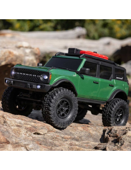 1-24 SCX24 Ford Bronco 4X4 RTR Brushed Rock Crawler (Battery & Charger Included)  Green