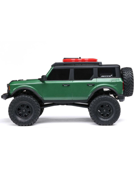 1-24 SCX24 Ford Bronco 4X4 RTR Brushed Rock Crawler (Battery & Charger Included)  Green