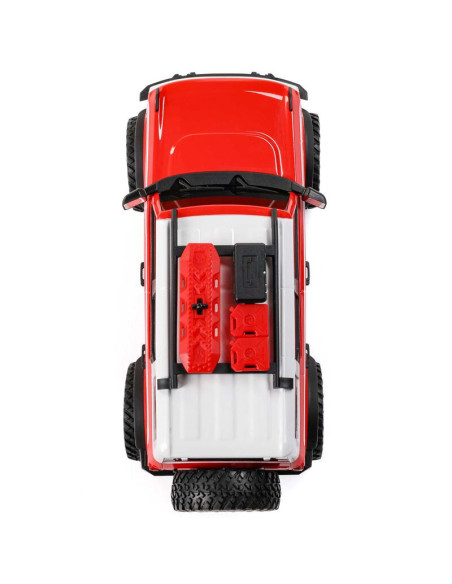 1-24 SCX24 Ford Bronco Heritage Edition 4X4 RTR Brushed Rock Crawler (Battery & Charger Included)  Red