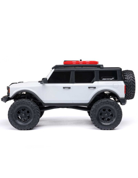 1-24 SCX24 Ford Bronco 4X4 RTR Brushed Rock Crawler (Battery & Charger Included)  White