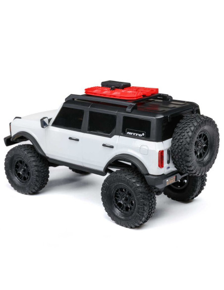 1-24 SCX24 Ford Bronco 4X4 RTR Brushed Rock Crawler (Battery & Charger Included)  White