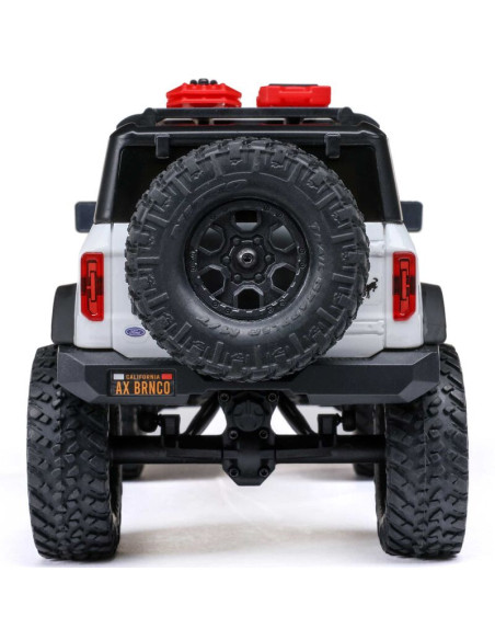 1-24 SCX24 Ford Bronco 4X4 RTR Brushed Rock Crawler (Battery & Charger Included)  White