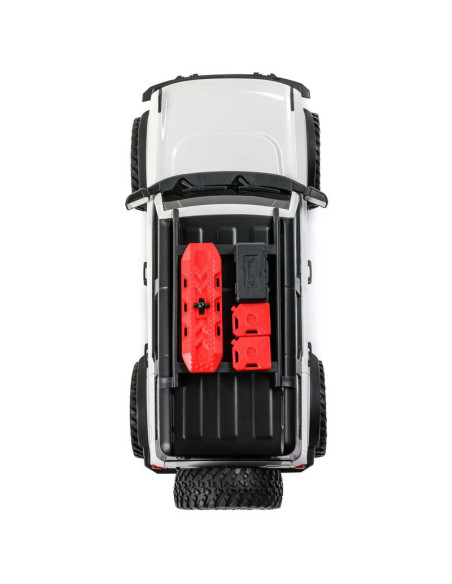 1-24 SCX24 Ford Bronco 4X4 RTR Brushed Rock Crawler (Battery & Charger Included)  White