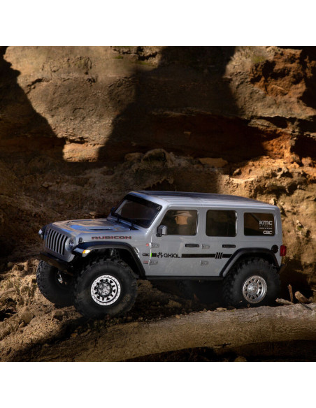 1-10 SCX10 III Jeep JLU Wrangler 4X4 RTR Brushed Rock Crawler Gray